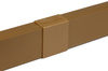 Gerader Verbinder für Abdeckleiste 40x20mm | braun | CDT-02