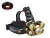 LED Stirnlampe XML-T6 CREE + 4x CREE R5 | 2x 18650 3.7V, 2000lm, 4 Leuchtmodi | TM-A500