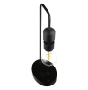Schwebende magnetische Lampe | LED-Lampe mit induktivem Ladegerät | Nachtlicht | HX-S007S1-SCHWARZ