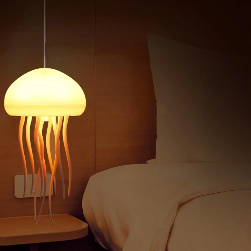 LED-Medusen-Nachtlicht mit beweglichen Tentakeln und Sound-Sensor | USB-C 1.000 mAh | JF-125-TSP