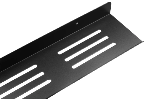 Metall Badezimmerregal | Schwarzes Duschregal 80cm | Hängeregal | BDS-L80CM-B