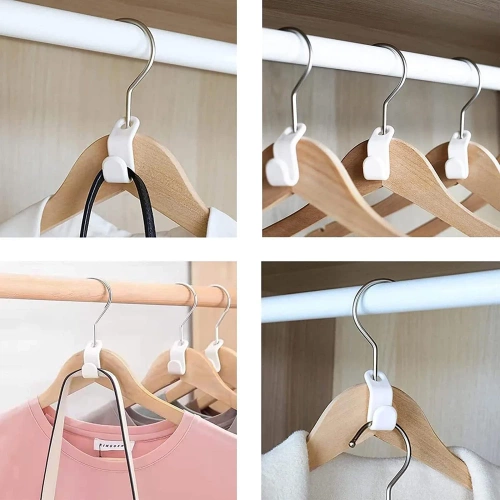 Kleiderhaken | Kleiderschrank-Organizer | Kleiderhaken | YJ-S10-WEISS
