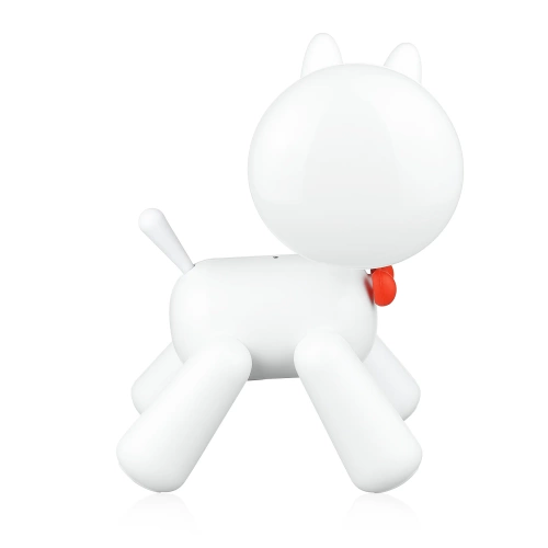 LED-Tischleuchte in Hundeform mit Helligkeitsregelung und USB-Akku | Waggy Puppy | YG-TD104-W