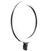 Ringlicht 45 cm mit Stativ 210 cm | Beleuchtungsset für Make-up oder Streaming | RL-480 2in1