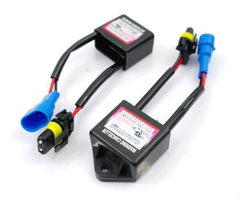 H1 HID Lampen Scheinwerfer Nachrüstsatz Set | Xenon-Brenner kit und Xenon-Licht Ballasts | HID Vorschaltgerät SLIM DC + WARNING CANCELLER-Kit