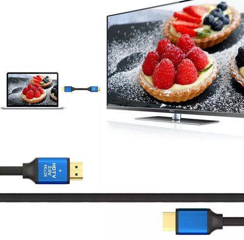 HDMI-Kabel High Speed mit Ethernet 4K UHD 1,5 m | HDTV-1.5M