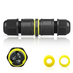 Wasserdichte Kabelmuffe IP68 | Schraubverbinder 3-polig 450 V 24 A für Kabel 4–11 mm | M684-B