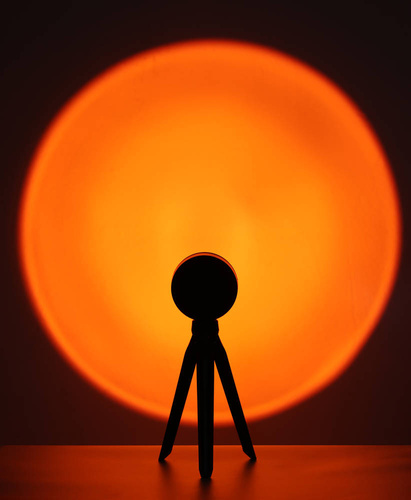 LED-Projektionsleuchte | Sonnenuntergangseffekt | rot | RB-03-Sunset RED