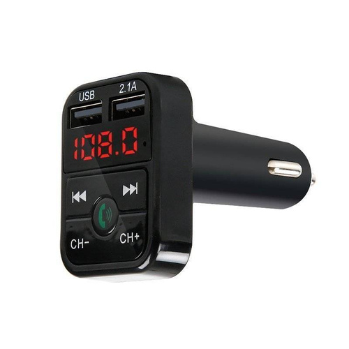 Bluetooth-Adapter Transmitter | Bluetooth 5.0, 2x USB, Zigarettenanzünderbuchse, MicroSD | BT-01