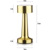 Kabellose Tischlampe | Berührungsempfindliche Nachttischlampe mit einstellbarer Lichtfarbe | USB-Lampe | HJA10-GOLD