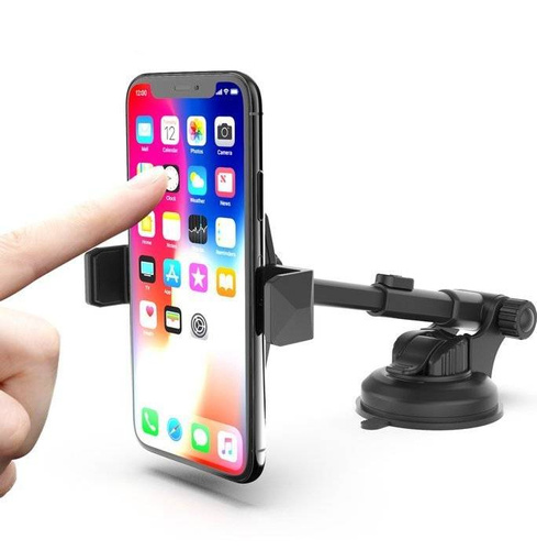 Smartphone-Halterung mit Teleskoparm | automatische Arretierung der Haltearme | PSI-C055