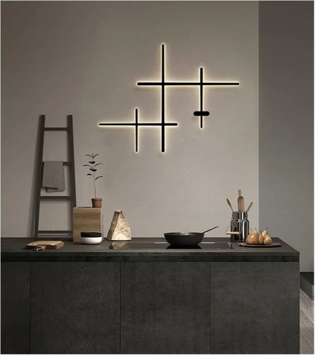 Moderne Wandleuchte mit verstellbaren Armen | SGY-5in1-B