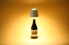 LED-Tischlampe mit eingebautem Akku | Tischlampe zum Aufstecken auf eine Flasche | HJA46-WEISS