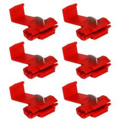 Schnellverbinder | 0,5-1,5 mm | 6 Stück | rot
