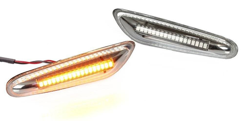 LED Seitenblinker | klare Linse | statisch | für BMW E36, E46, E90 E91 E92 E93, E60 E61, E81 E82 E87 E88 | PL18010B6