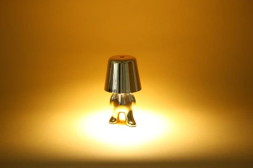 Moderne Tischlampe mit Touch-Bedienung | Nachtlicht mit eingebautem Akku | HJA23-A-GOLD