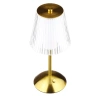 Tischlampe mit eingebautem Akku | Nachtlicht mit drei Leuchtmodi | Stimmungsvolle Lampe für Hotel, Restaurant | DTL-C130