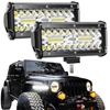 2er Set Arbeitsleuchten | Offroad-LED-Leuchten 120 W 12–30 V IP68 Combo CREE | LB-120W-3030