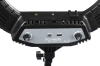 Starker LED-Ringlicht mit stufenloser Farb- und Helligkeitsregelung, 195 cm Stativ | 3 Handyhalter, Tasche | YQ-480B