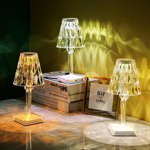 Kristall Nachtlicht | Touch-Tischlampe | Moderne LED-Lampe | DTL-C03-WYN