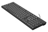 Flache kabelgebundene Tastatur mit Ziffernblock, flache Tasten, für das Büro, leise | T15