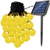 Solar-Garten-Lichterkette LED | 6 Meter, 40 LED-Lampen | SDC-Q40LED-6M