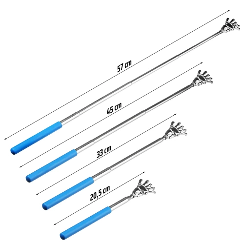 Kratzhand | Teleskopischer Rückenkratzer | SD-247-BLUE