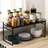 Badezimmer Kosmetikregal | Metall Küchenständer | Gewürzregal | Freistehendes Regal | MSK-L40CM-B