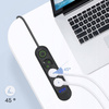 Steckdosenleiste 2 m | 3 Steckdosen + 3x USB | schwarz | LH-F03U