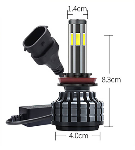 LED Scheinwerferlampen H11  S6 CSP 360° | 80W | 20000lm | 2 Stück