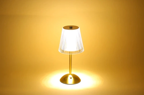 Tischlampe mit eingebautem Akku | Nachtlicht mit drei Leuchtmodi | Stimmungsvolle Lampe für Hotel, Restaurant | DTL-C130