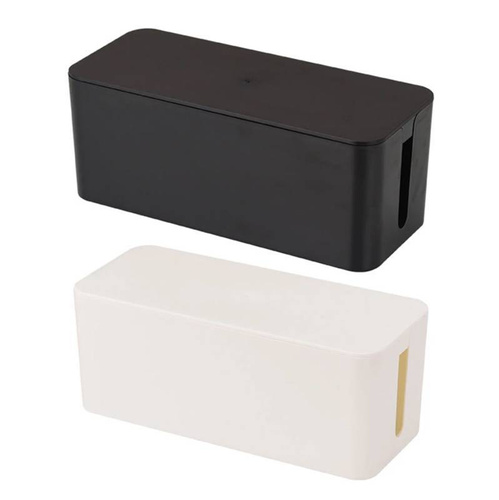 Kabel-Organizer Box | Größe L, Aufbewahrungsbox für Steckdosenleisten und Kabel | BOX | CB-L