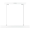 Moderne rechteckige Pendelleuchte | Fernbedienung | LED | weiß | SX41-60CM-24W-W