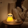 LED Silikon Nachtlicht Faultier | Tragbare Kinderlampe 9 Lichtfarben | JL-243