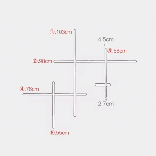 Moderne Wandleuchte mit verstellbaren Armen | SGY-5in1-B