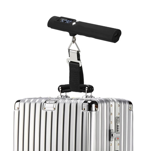 Elektronische Gepäckwaage | Powerbank 2.600 mAh, Taschenlampe, bis 50 kg ±10 g | OCS-29