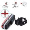 Leistungsstarkes COB 100lm Fahrradrücklicht | Fahrradlicht mit eingebautem Akku - USB wiederaufladbar | Leichtes Fahrradlicht 40g | BK-L2266