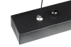 Moderne rechteckige Pendelleuchte | Fernbedienung | LED | schwarz | SX41-80CM-32W-BK