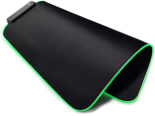 Mauspad | 35x25 cm | LED-RGB-Beleuchtung | 13 Beleuchtungsmodi | MP-001S