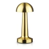 Kabelloses Tischlicht | Berührungsaktive Nachtlichtlampe mit einstellbarer Lichtfarbe | Pilz-USB-Lampe | HJA11-GOLD