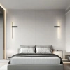 Moderne Wandleuchte 60cm 10W | Schwarze Wandlampe | LED-Lampe mit einer Farbtemperatur von 4000K | YG-W003
