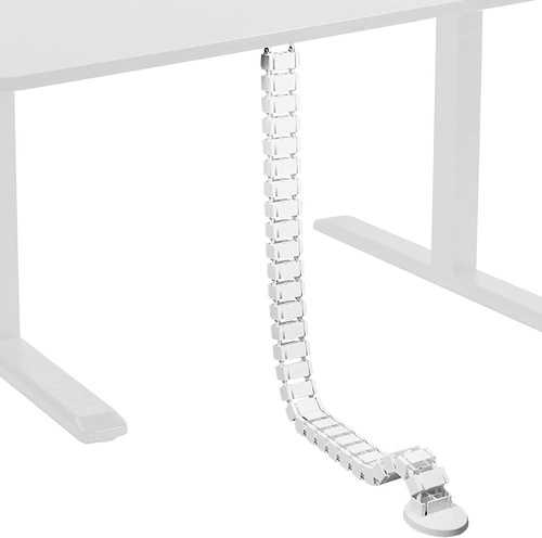 Kabel- und Drahtabdeckung 1,3m | Vertikaler Kabelkanal | Weiß | QN-1501