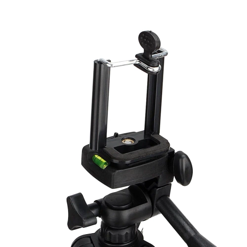 Smartphone-Halterung | 1,5 m | Teleskopisches Stativ für Kamera | schwarz | Z14-1.5M-Black