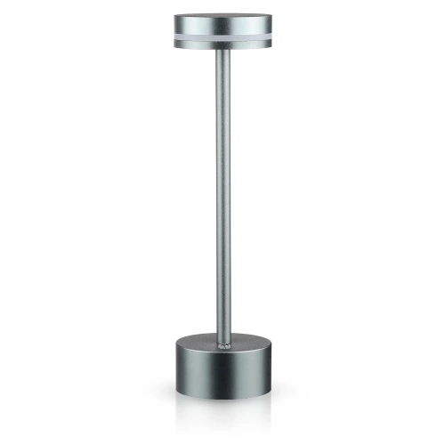 LED-Tischlampe | Moderne Nachttischlampe mit eingebautem Akku | ATL08-GREY
