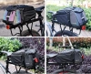 3in1 Fahrradtasche für den Kofferraum 8L | Wasserdichte Tasche mit Reflektoren | Geräumige Hinterradtasche für den Kofferraum | FGTB-02