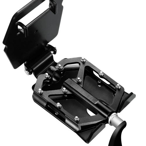 Fahrrad-Wandhalterung klappbar | stabiler Fahrradhalter aus Stahl zur Aufbewahrung | Wandhaken mit Radstützen | J-304