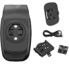 3in1 LED Fahrradlampe mit Hupe | Halterung für Garmin GPS-Computer oder Telefon | Intelligente Beleuchtung mit eingebautem Akku | 05BQ0062