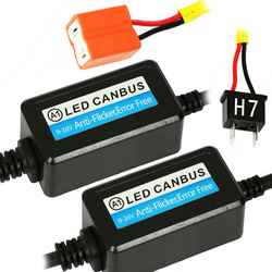 2er Set - A1 H7 LED CAN BUS Digitalfilter - orange