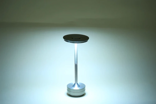 Tischlampe mit drei Leuchtfarben | Nachtlicht mit integriertem Akku | HJA-25-SCHWARZ