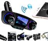 FM-Transmitter mit Bluetooth 5.0 | AUX | SD | 2x USB 2.1A | BT06